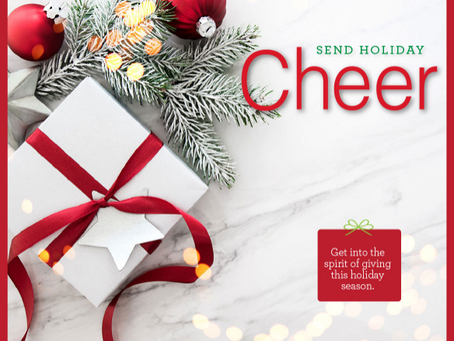 Get into the spirit of giving this holiday season.
