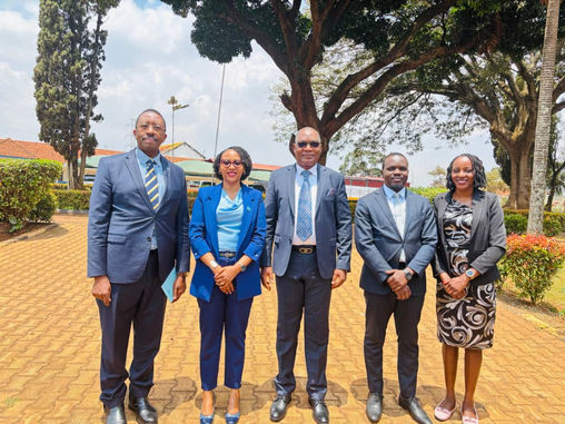 The delegation, led by Ms Rebecca Atwiine and accompanied by Mr Joel Jerry Walyono and Ms Faith Nandago,