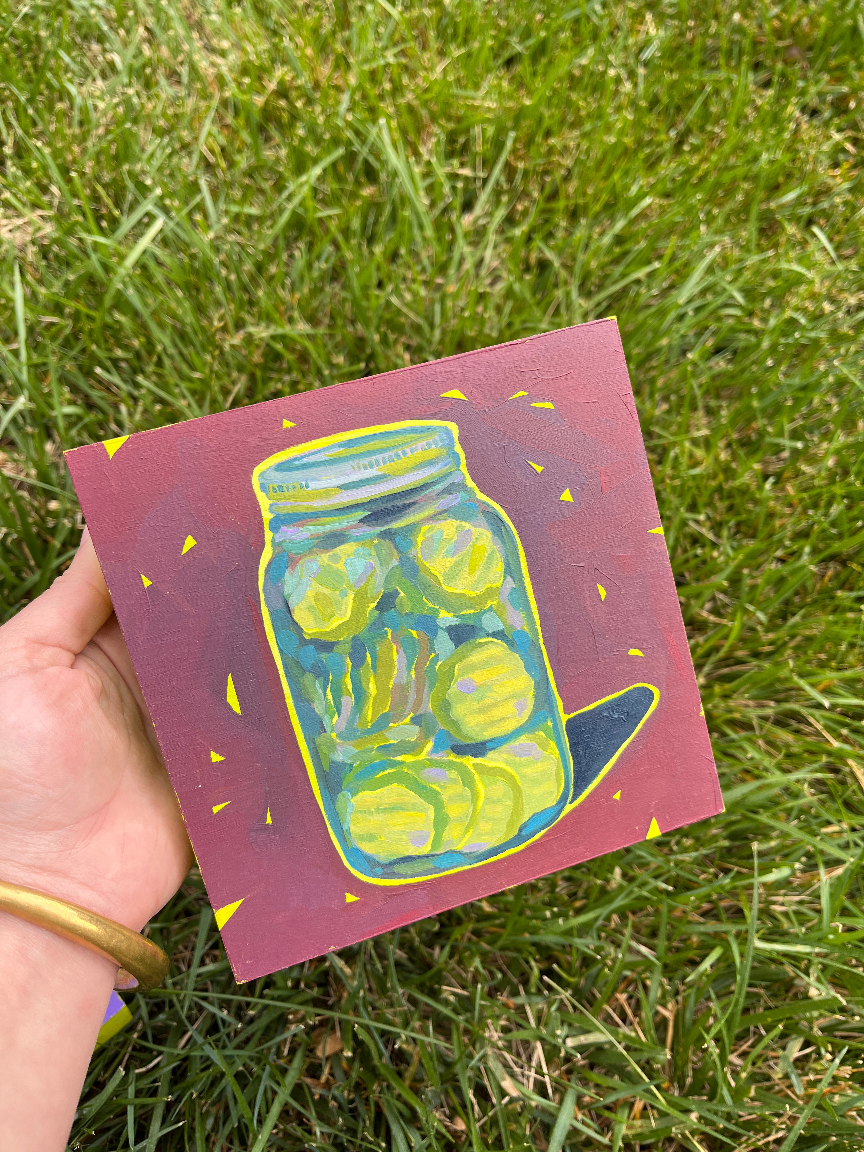 “Pickle Jar No. 2” Original Painting