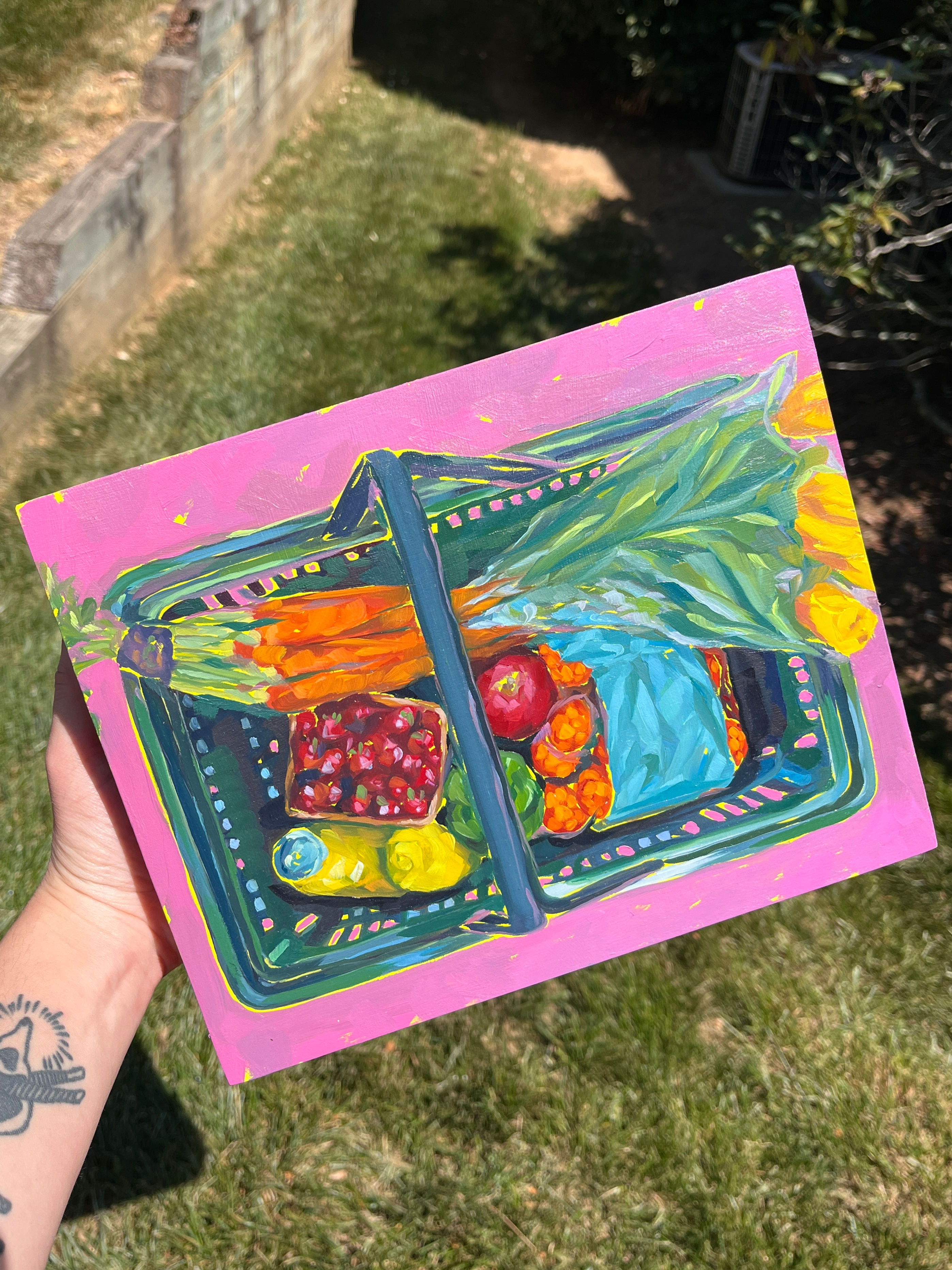 "Grocery Basket" Original Painting