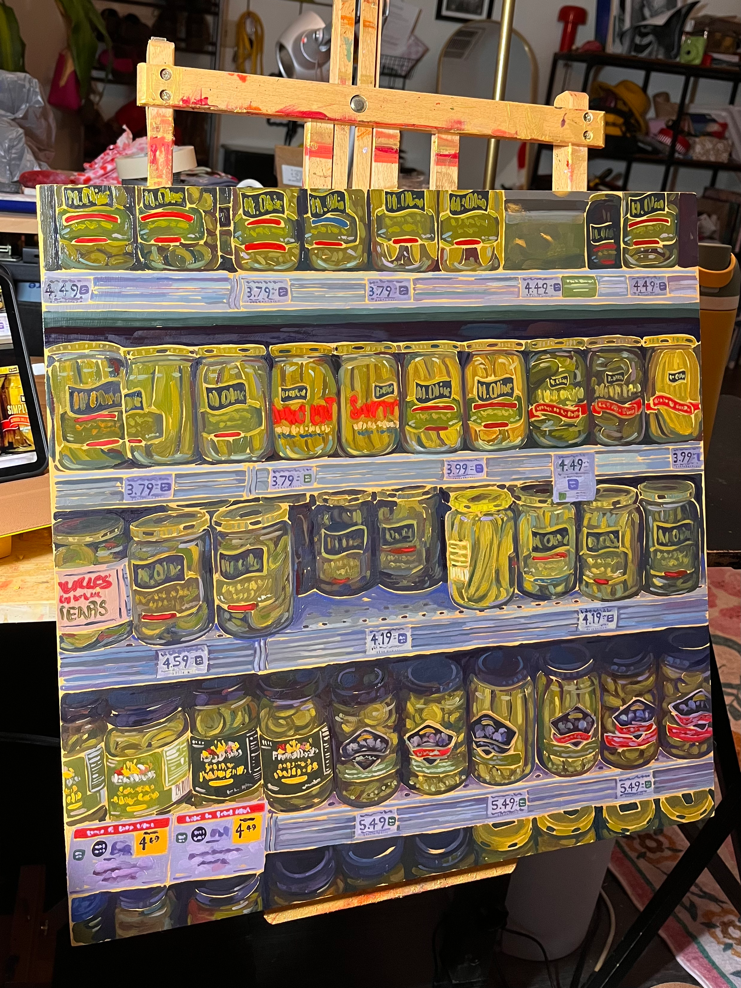 Pickle Aisle Original Painting