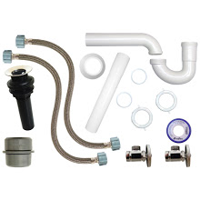 PAQUETE PARA INSTALAR LAVABO, COFLEX, PZ MOD:PSV-B001