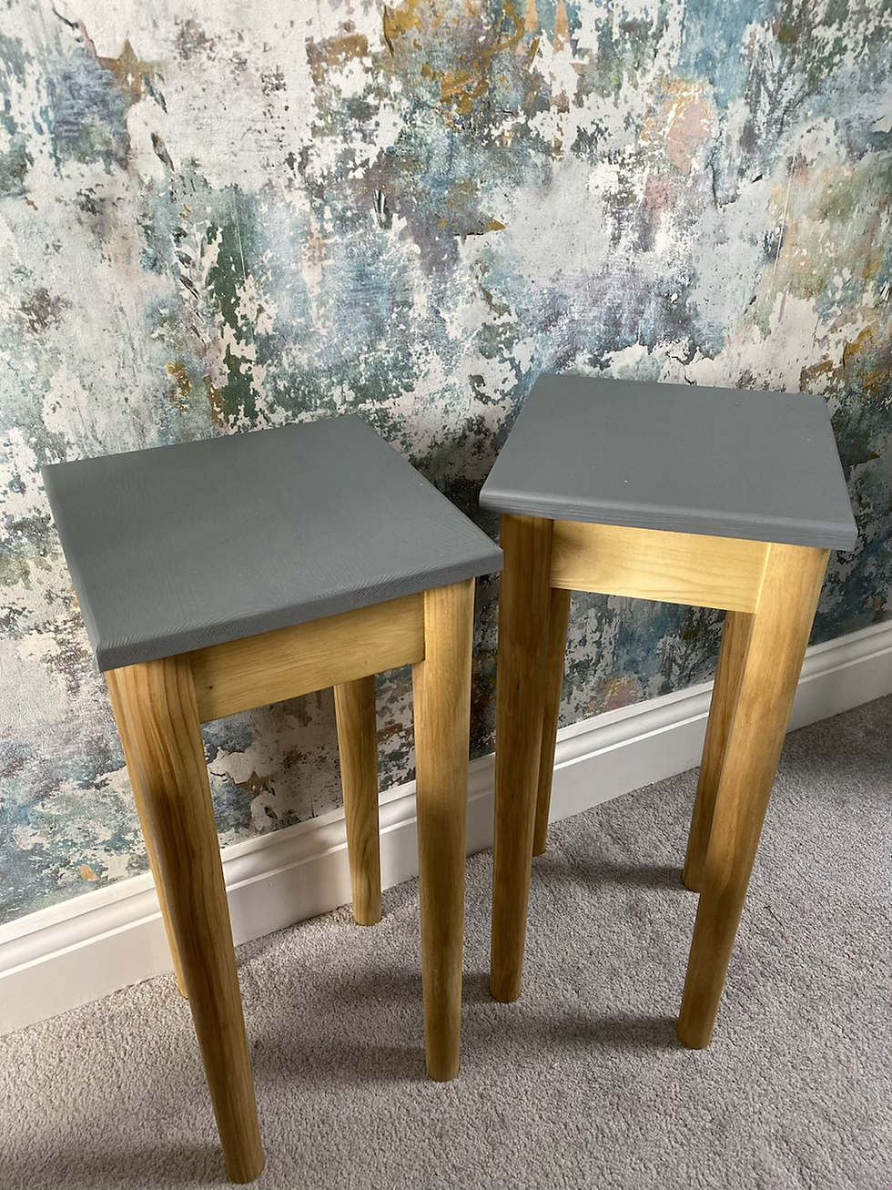 Thumbnail: Solid pine bedside table 