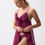 Miniatura: Rya Charleston Babydoll and ruffle panty in berry, on model