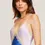Thumbnail: Ginia Sadie Silk Nite in Lilac & Lapis