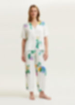 Laurence Tavernier Parfum Pajama Set, on model, front view