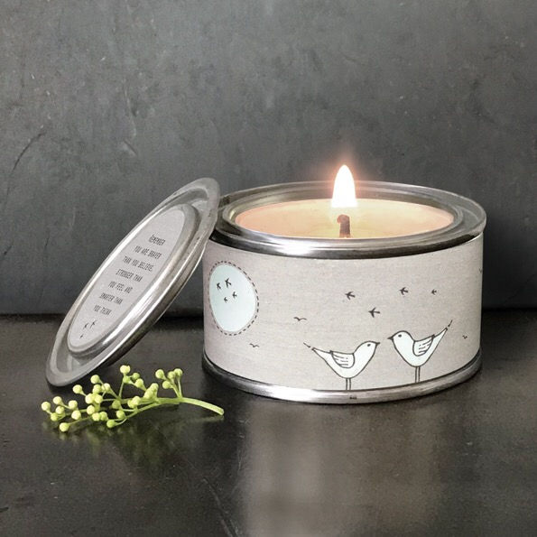 Thumbnail: East of India - Various Sentiments Tin Candles