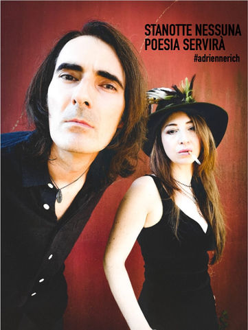 Stanotte nessuna poesia servirà. Giovedì 7 luglio Fondazione Longo Alessandria. #adriennerich