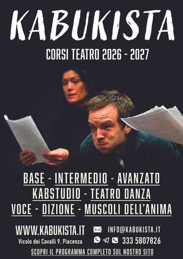 Iscrizioni aperte per Kabukista Teatro a Piacenza