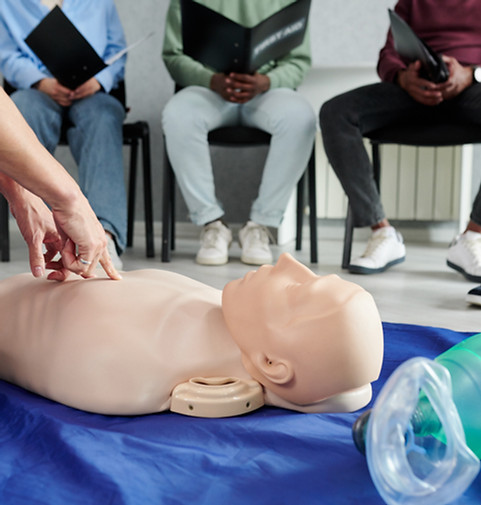 Instructor Teaching CPR