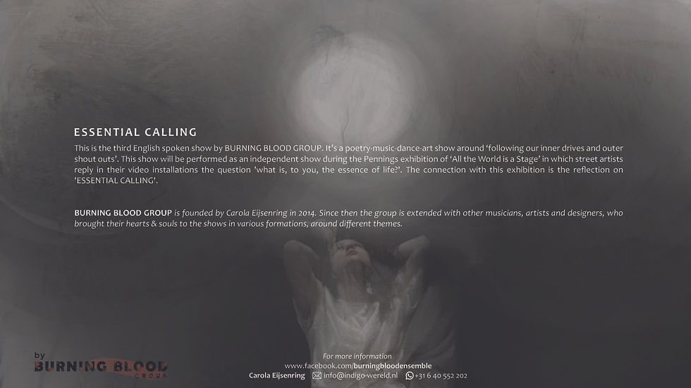 Essential Calling Flyer - Back