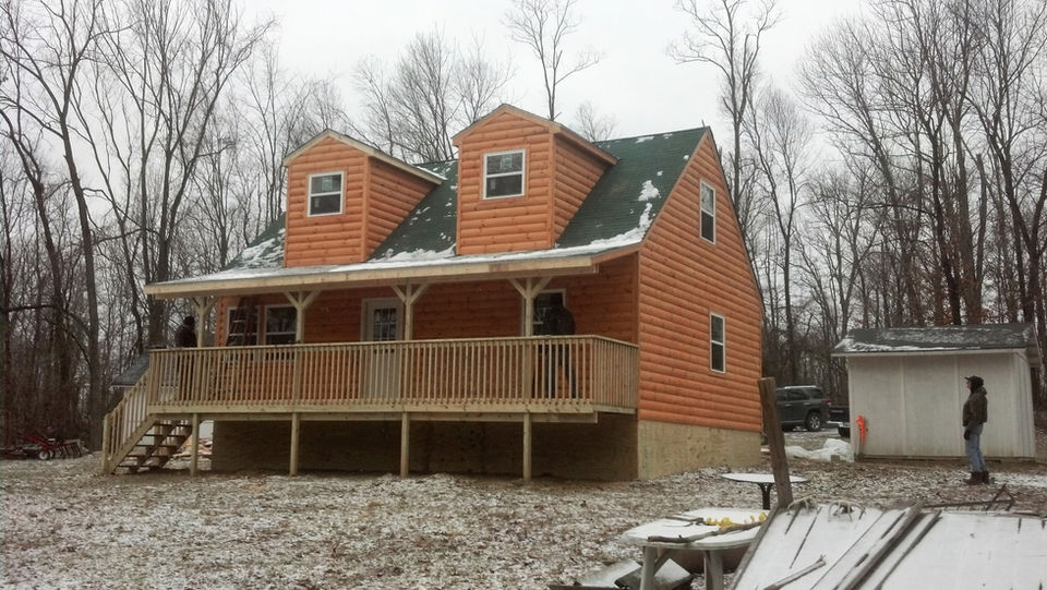 Log Cabin Refurbish by Little John Construction