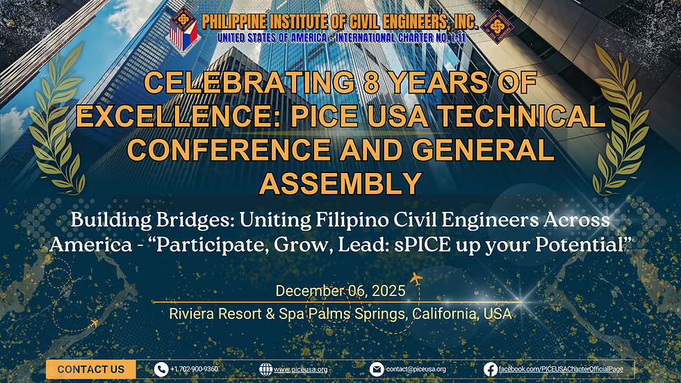 Celebrating 8 Years of Excellence: PICE USA Technical Conference & General Assembly