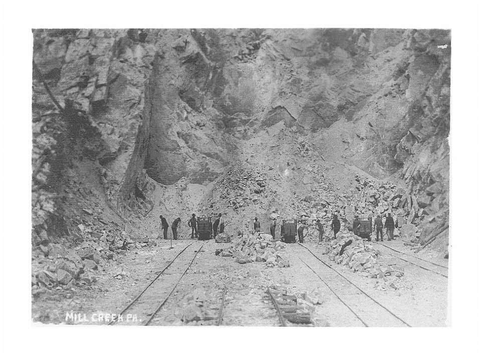 Quarry near Mt Union, PA History of the 1000 Steps in Pictures