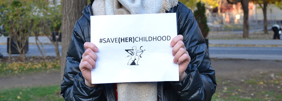 #SAVE(HER)CHILDHOOD