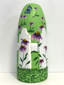 Cone Flowers & Butterflies