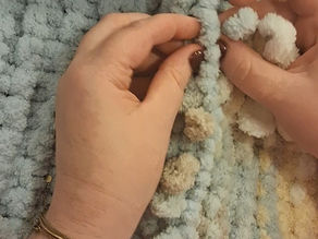 Van een gewone sjaal naar een cirkelsjaal met lussenwol