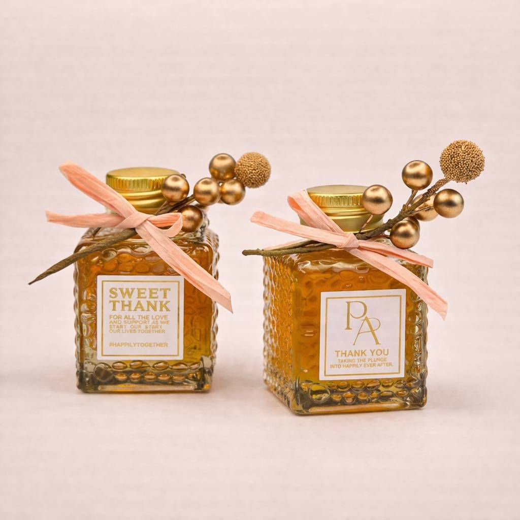 Mini Natural Honey Wedding Favor