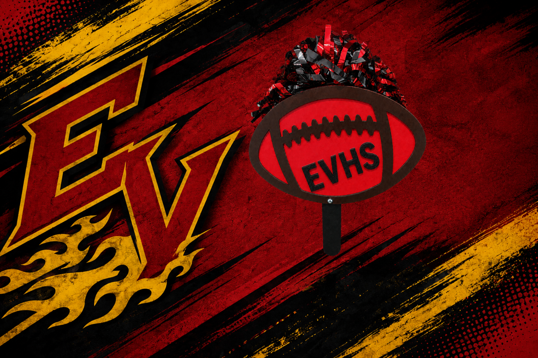 EVHS Football Spirit Stick