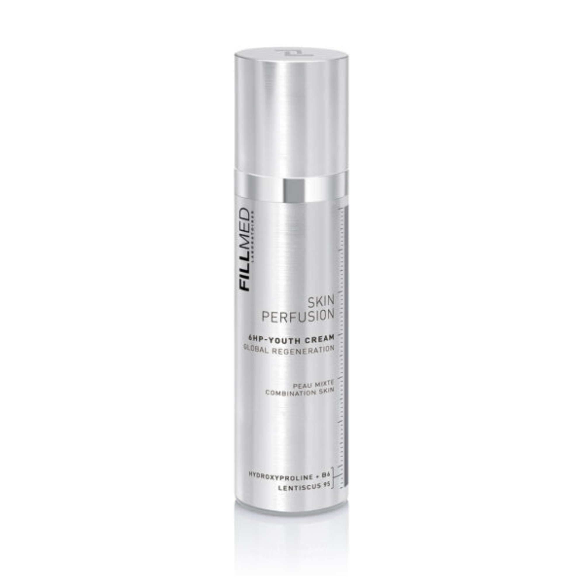 6HP-Youth Cream 50ml by FILLMED in a white jar, designed to rejuvenate and mattify combination skin.