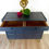 Thumbnail: Midnight Blue Nathan 4 Drawer, 2 Cupboard Cabinet Sideboard