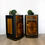 Thumbnail: Art Deco Black and Gold Bedside Cabinets