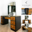Thumbnail: Black and Gold Art Deco Dressing Table