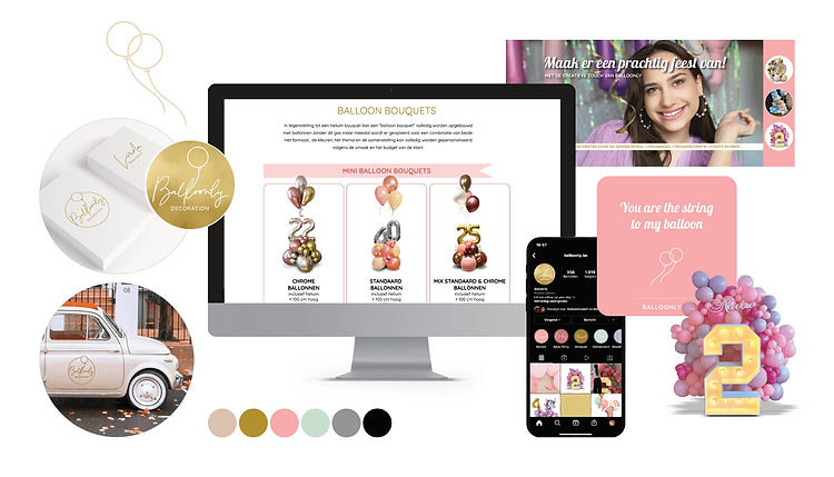 Brand Identity voor Balloonly