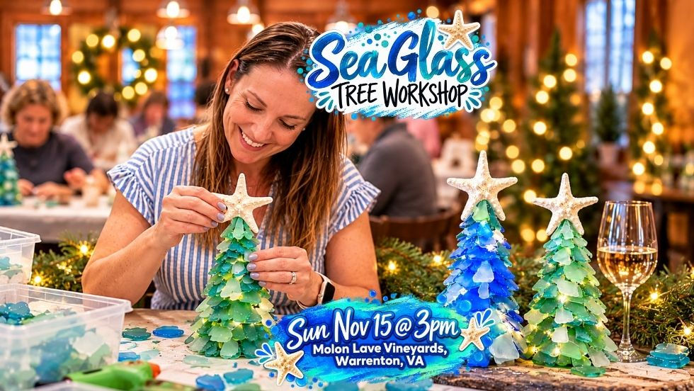 Sea Glass Trees at Molon Lave Vineyards