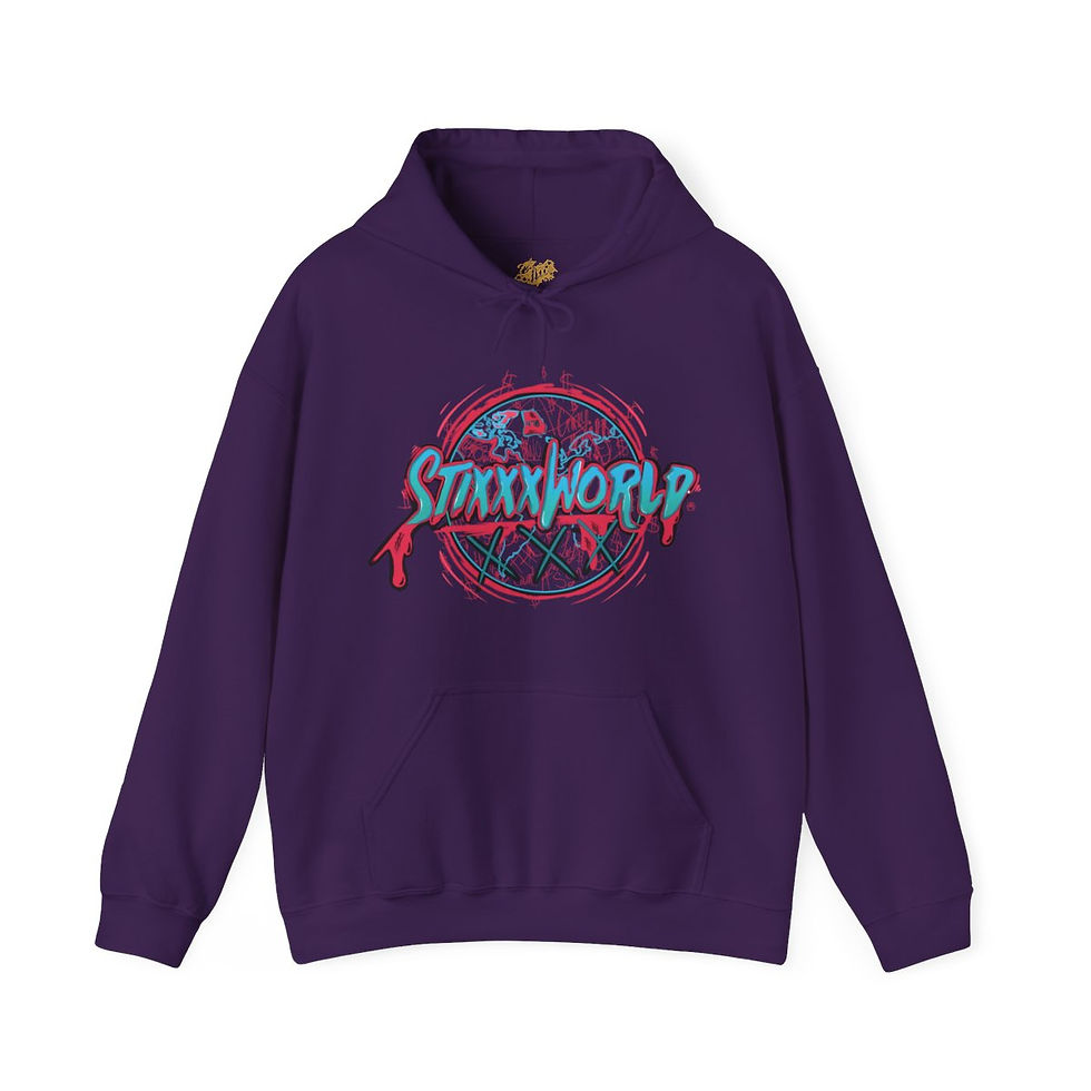 Thumbnail: Stixxx World Unisex Heavy Blend™ Hooded Sweatshirt
