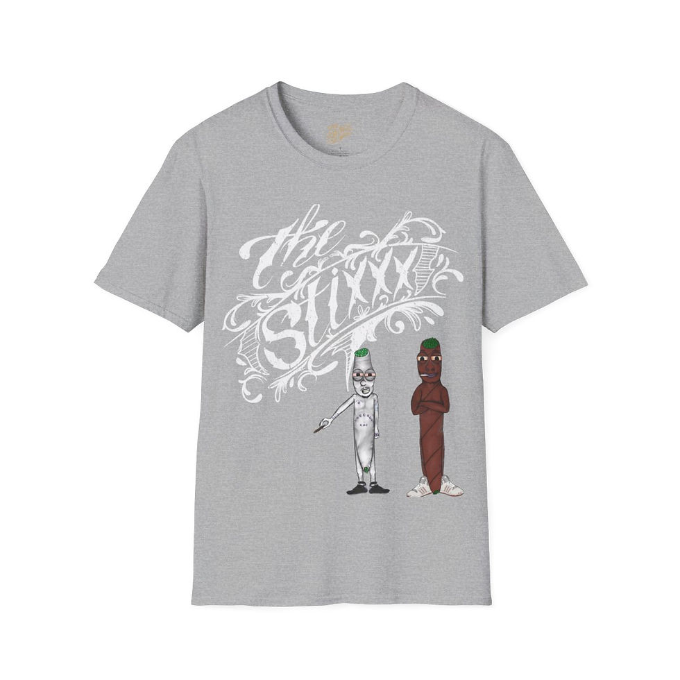 Thumbnail: The Stixxx Blunt and Joint Unisex Heavy Cotton Tee