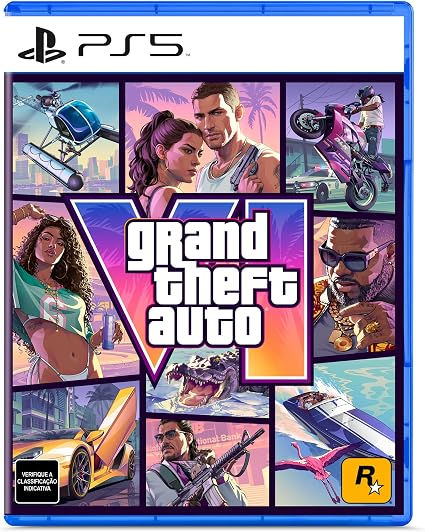 NOVO Grand Theft Auto VI - PlayStation 5 (Pré venda)