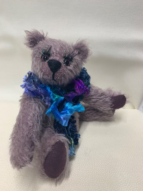 Thumbnail: Tilly kit with blackcurrant shake mohair