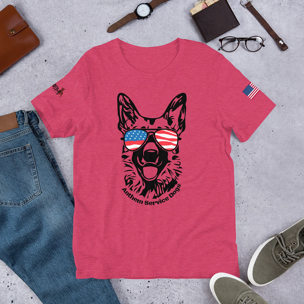 Thumbnail: Pawtriot Shepherd Short-Sleeve Unisex T-Shirt