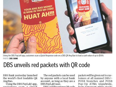 Red packets with QR codes
