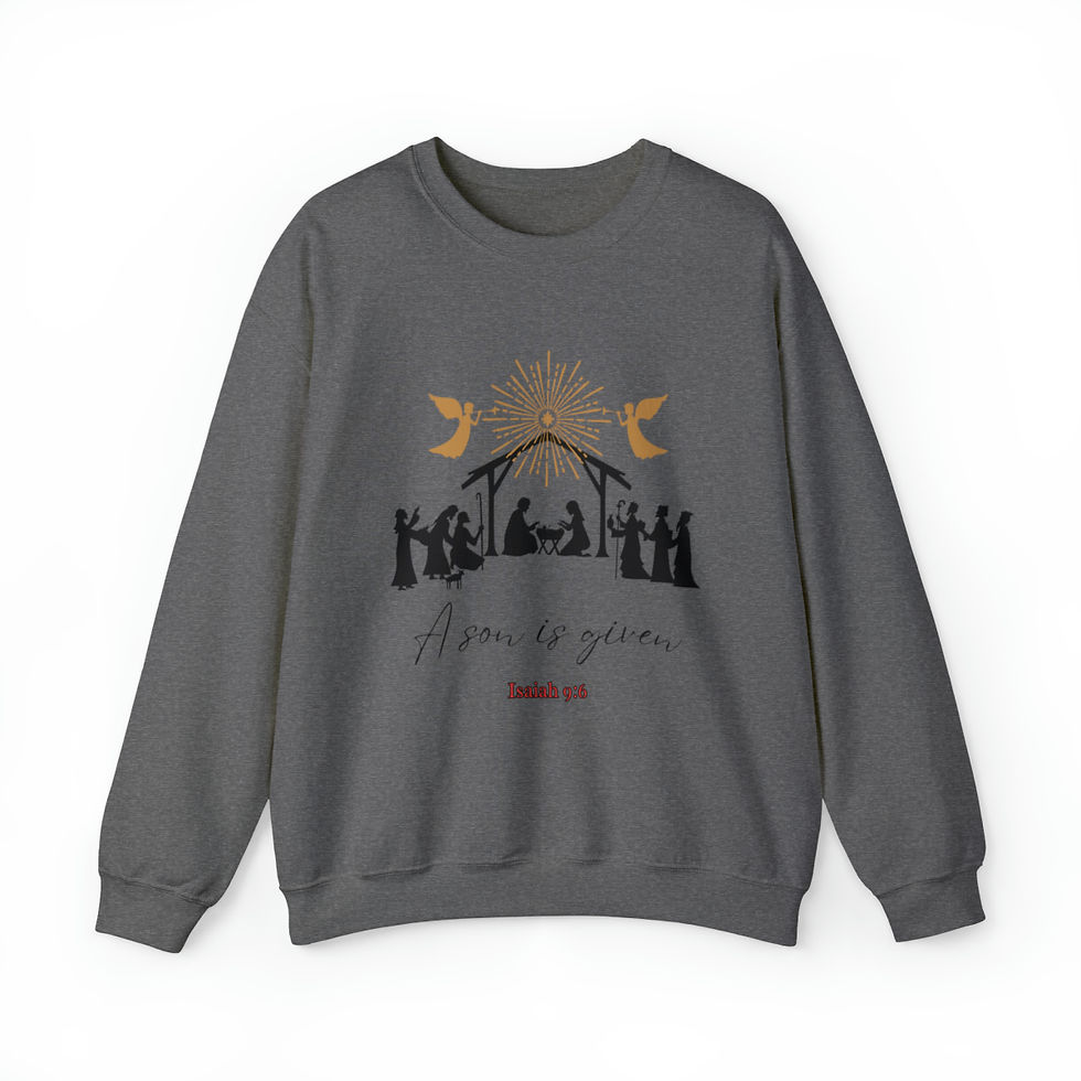 Thumbnail: Unisex Heavy Blend™ Crewneck Christmas Sweatshirt