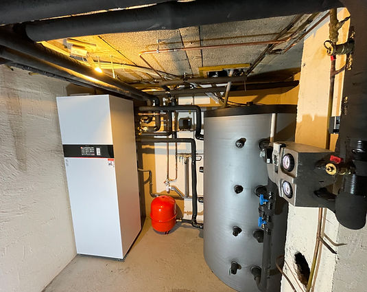 Octobre 2023 : Installation d'une pompe à chaleur sur le plateau des petites roches (38660)