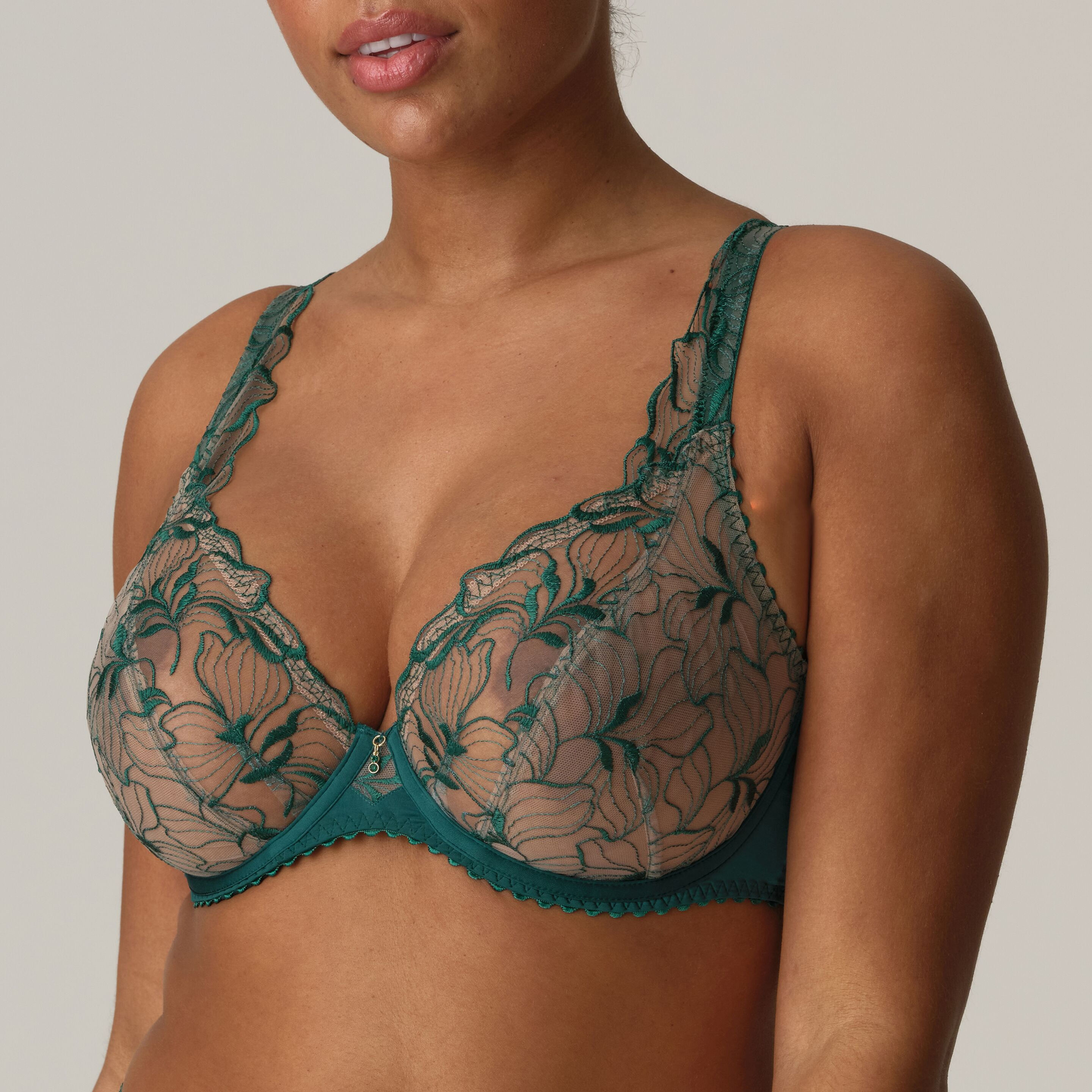 Prima Donna Springdale 0163474 Bügel-BH Plunge jasper green Vorderseite