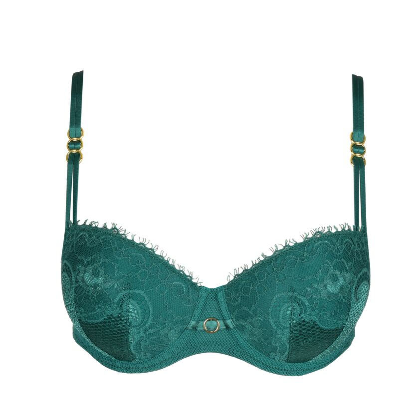 Miniaturbild: Marie Jo Junoo 0102719 Schalen-BH aus Spitze jasper green Vorderansicht