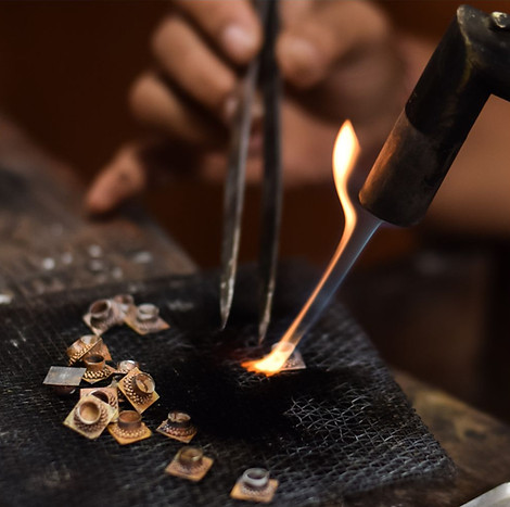 handcrafted brass jewellery