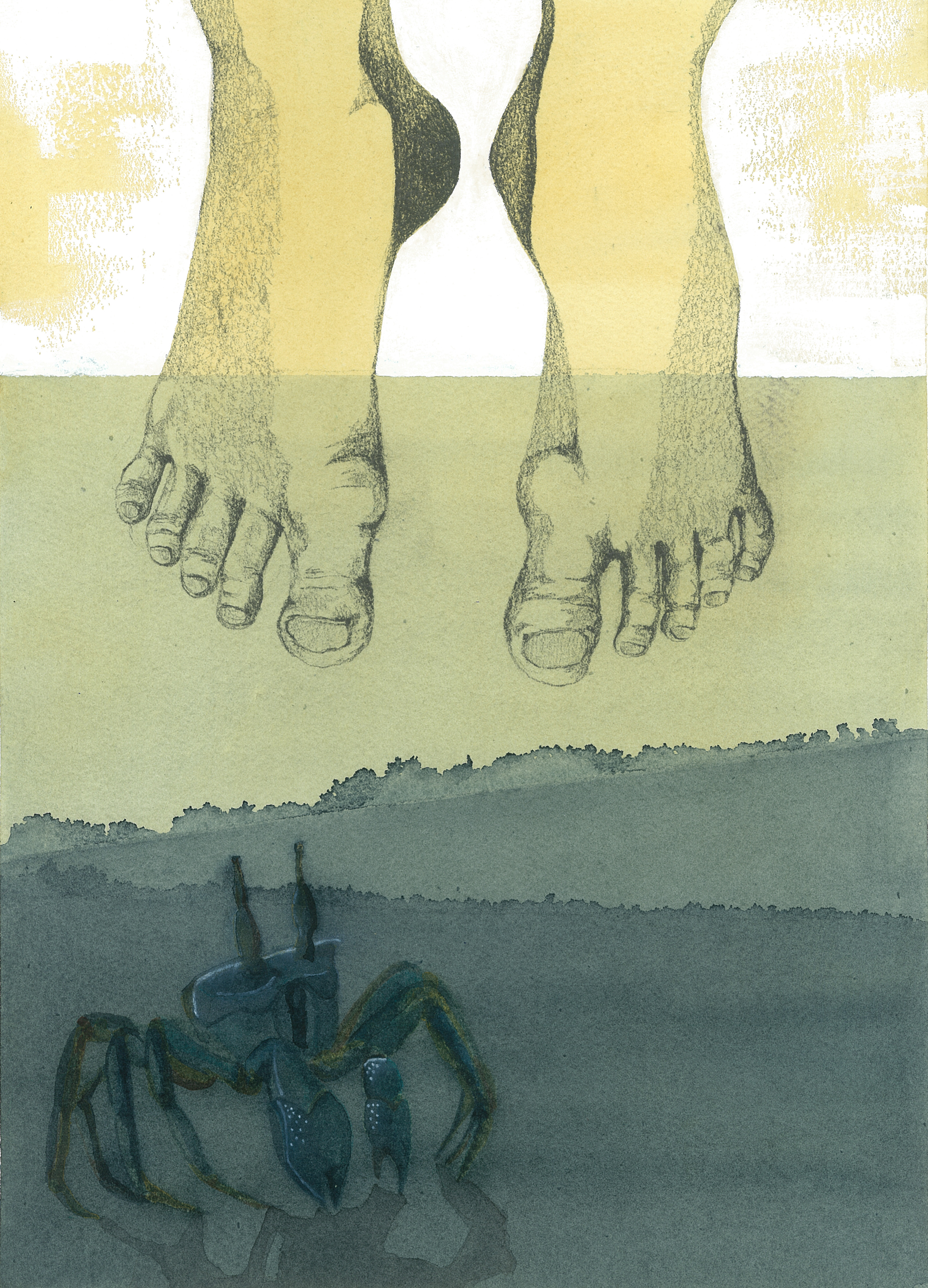 Bare feet