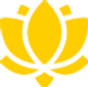 Fleur de lotus or