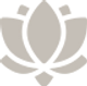 Fleur de lotus argent