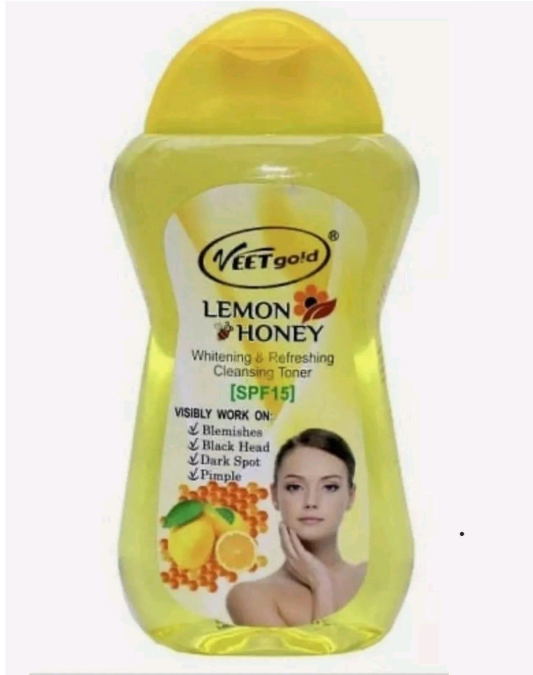 Veet Gold Lemon & Honey Refreshing Cleansing Toner 300ml