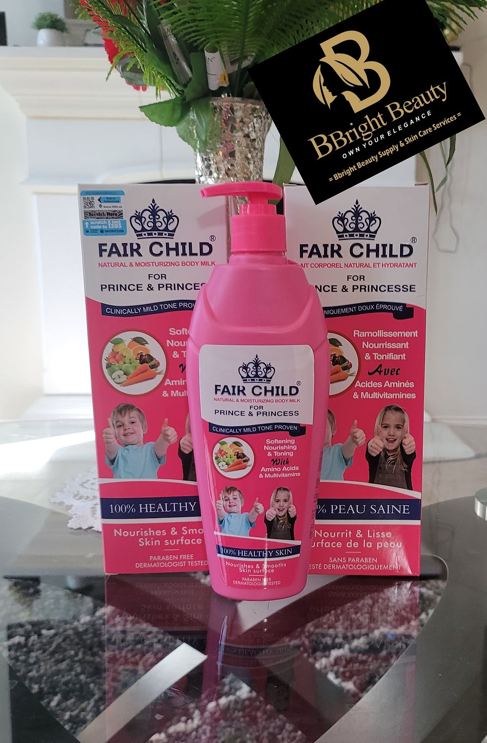 Fair Child Natural and Moisturizing Body Milk with Amino Acids & Multivitamins 400ml