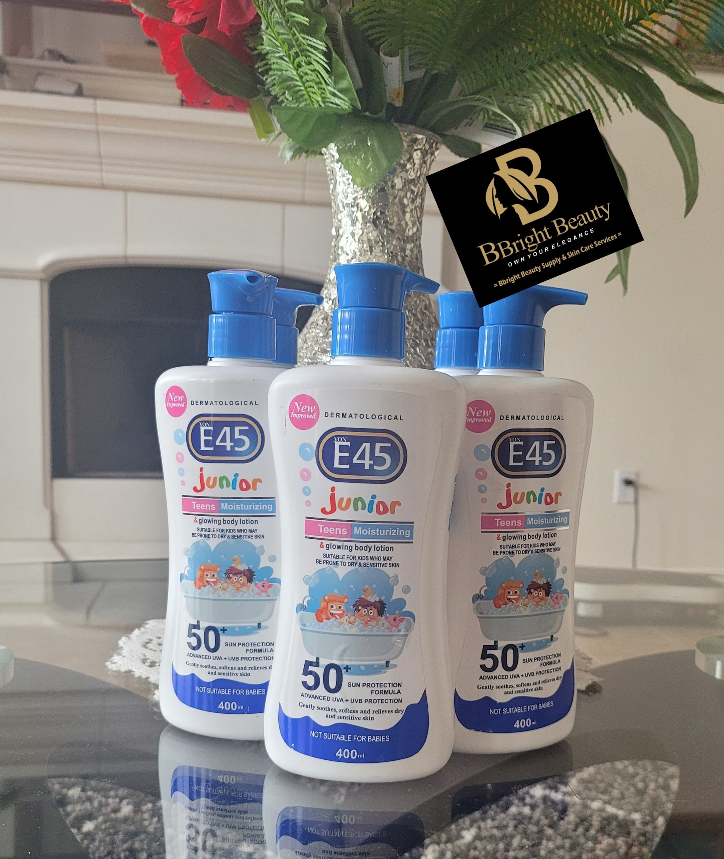 E45 Junior Teens Moisturizing and Glowing Lotion 400ML (Very good for dry and se