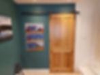 Stud Wall, Recessed Shelving, Barn Door - Richmond