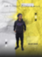 Black Purple Tracksuit Yellow Backround