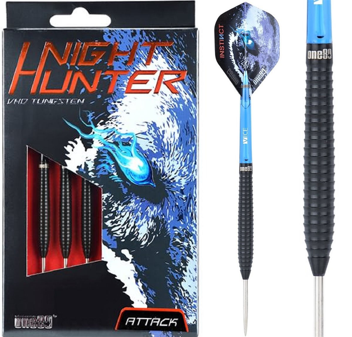 ONE80 Nighthunter Attack Steeldarts ONE80 22 Gramm – Standard – Aydartshop