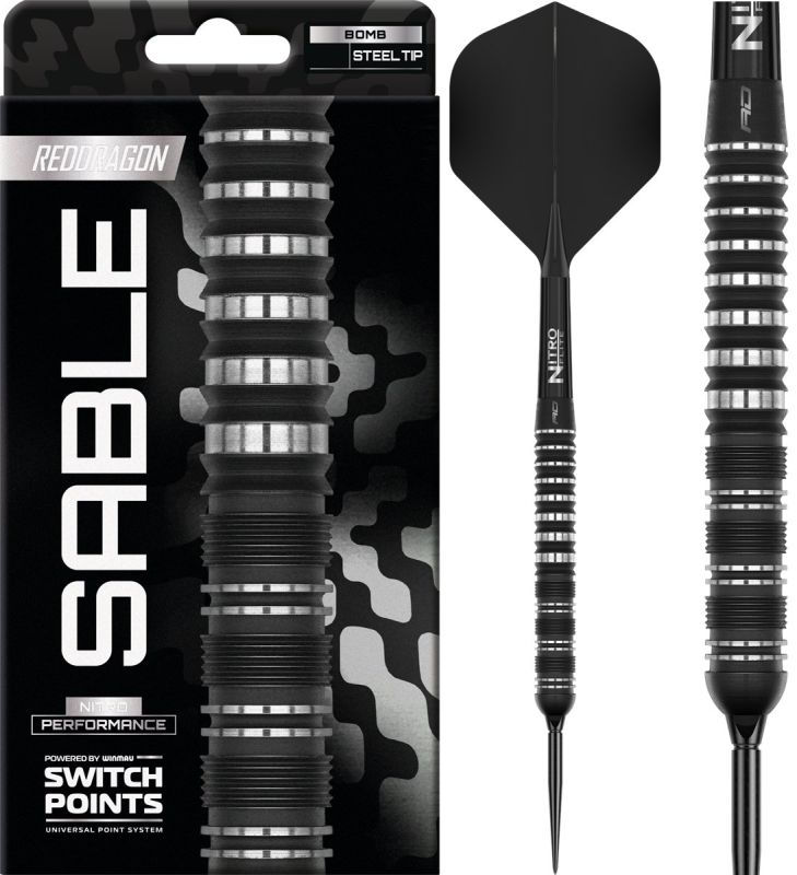 Reddragon Sable Parallel Switch Point 90% Steeldarts 24 Gramm – Standard – Aydartshop
